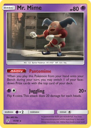 Mr. Mime 11/18 - Detective Pikachu
