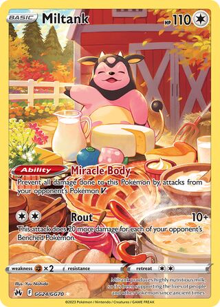 Miltank GG24/GG70 - Crown Zenith