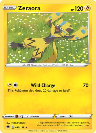 Zeraora 052/159 - Crown Zenith