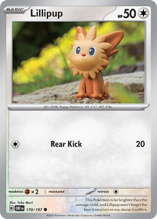 Lillipup 170/197 - Obsidian Flames