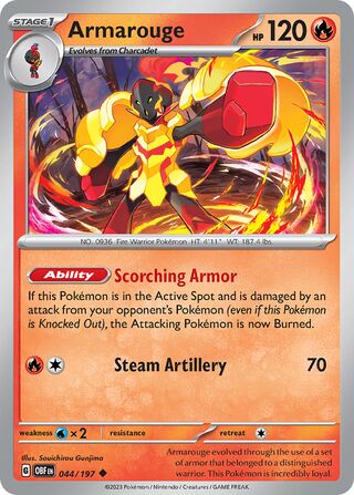 Armarouge 044/197 - Obsidian Flames