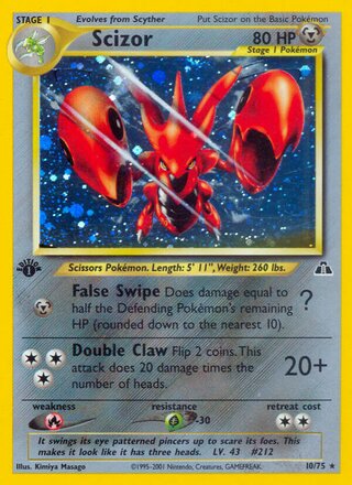Scizor 10/75 - Neo Discovery
