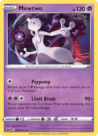 Mewtwo 059/159 - Crown Zenith