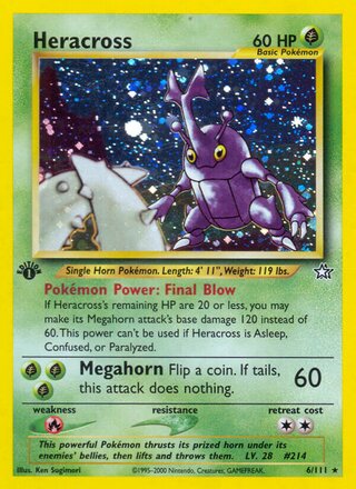 Heracross 6/111 - Neo Genesis