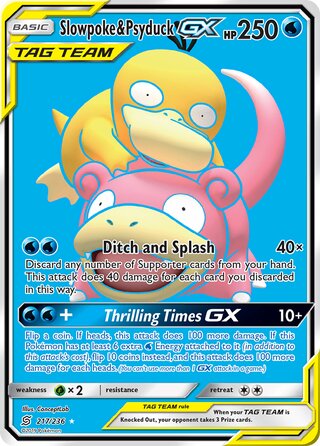 Slowpoke & Psyduck-GX 217/236 - Unified Minds