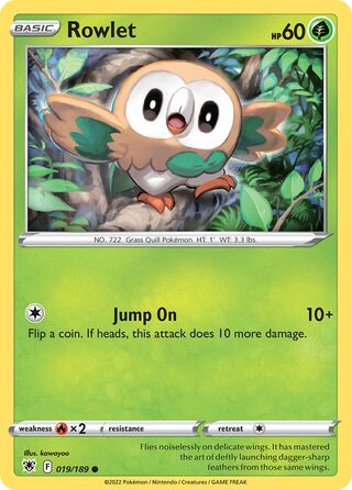 Rowlet 019/189 - Astral Radiance