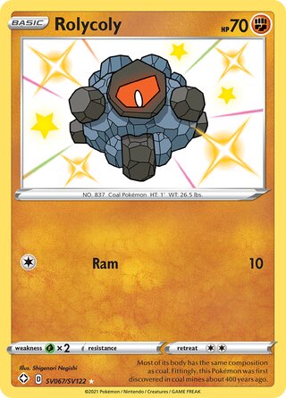 Rolycoly SV067/SV122 - Shining Fates