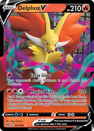 Delphox V 027/196 - Lost Origin