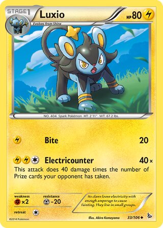 Luxio 33/106 - Flashfire