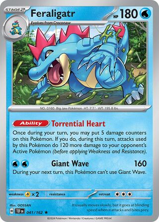 Feraligatr 041/162 - Temporal Forces