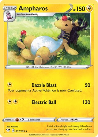 Ampharos 057/189 - Darkness Ablaze