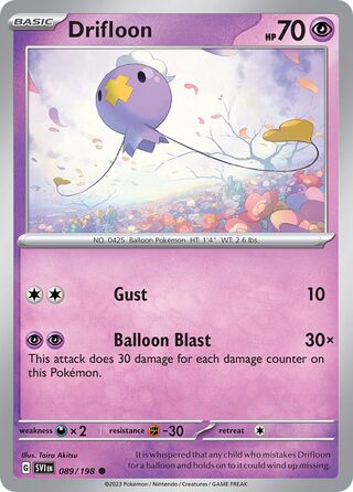 Drifloon 089/198 - Scarlet & Violet Base