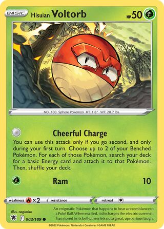 Hisuian Voltorb 002/189 - Astral Radiance