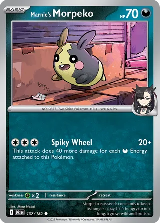Marnie's Morpeko 137/182 - Destined Rivals
