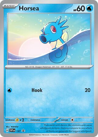 Horsea 137 - Scarlet & Violet Promos