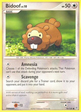 Bidoof 70/130 - Diamond & Pearl Base