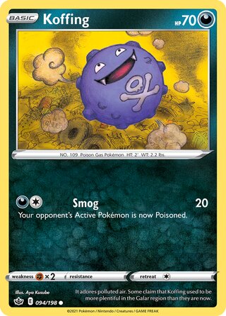 Koffing 094/198 - Chilling Reign