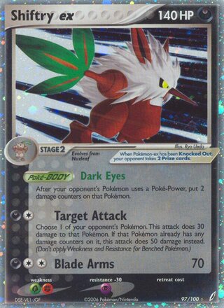 Shiftry ex 97/100 - Crystal Guardians