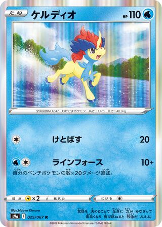 Keldeo 025/067 - Battle Region