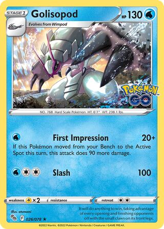 Golisopod 026/078 - Pokémon GO