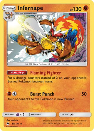 Infernape 59/131 - Forbidden Light