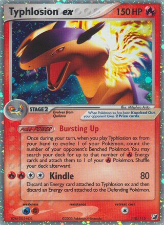 Typhlosion ex 110/115 - Unseen Forces