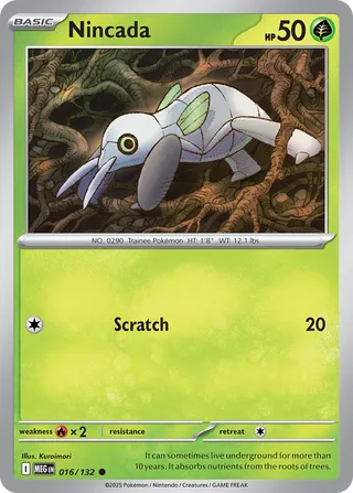 Nincada 016/132 - Mega Evolution Base