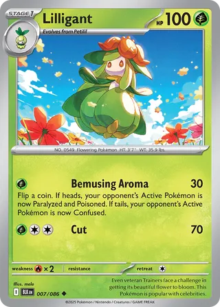 Lilligant 007/086 - Black Bolt