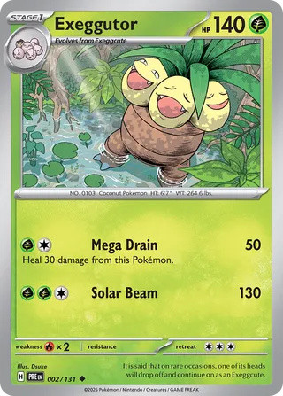 Exeggutor 002/131 - Prismatic Evolutions