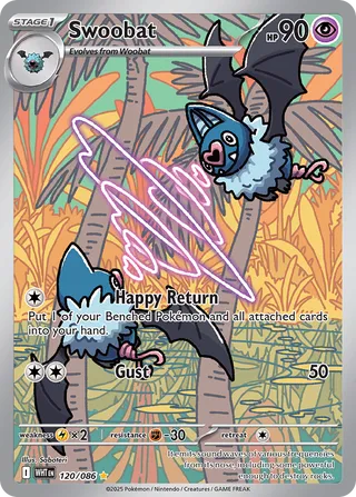 Swoobat 120/086 - White Flare