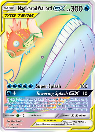 Magikarp & Wailord-GX 183/181 - Team Up