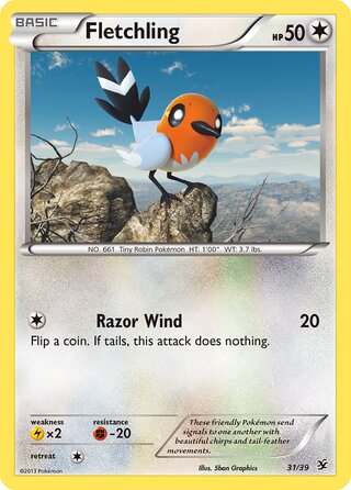 Fletchling 31/39 - XY Starter Set
