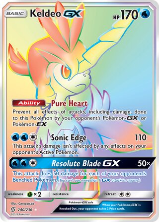 Keldeo-GX 240/236 - Unified Minds