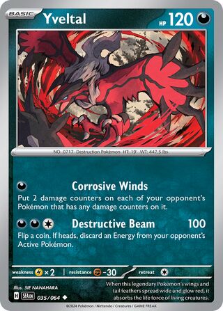 Yveltal 035/064 - Shrouded Fable