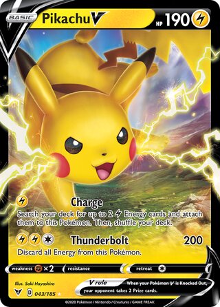Pikachu V 043/185 - Vivid Voltage