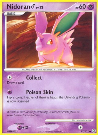 Nidoran ♂ 97/132 - Secret Wonders