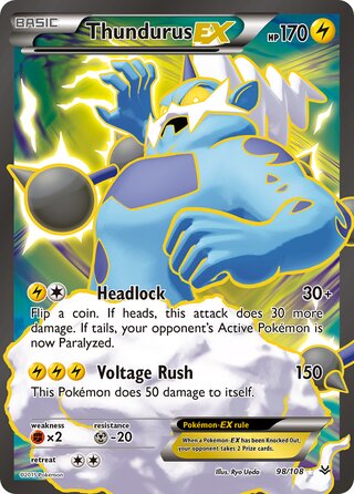 Thundurus-EX 98/108 - Roaring Skies