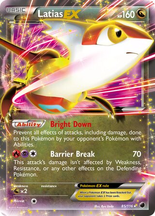 Latias-EX 85/116 - Plasma Freeze
