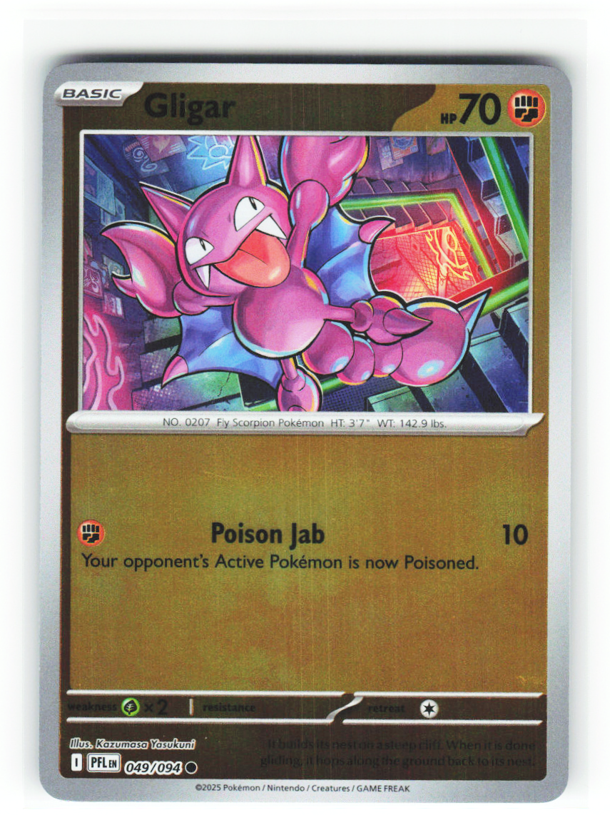 Gligar 049/094 - Phantasmal Flames - NM (ID: 53133549778863) - front