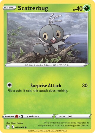 Scatterbug 011/163 - Battle Styles