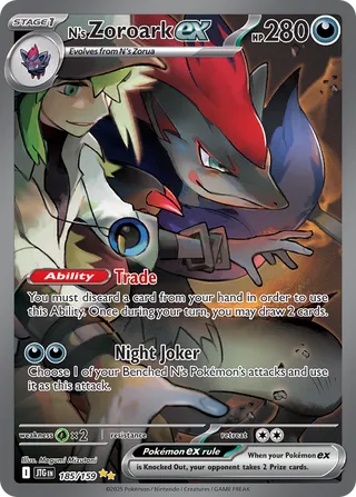 N's Zoroark ex 185/159 - Journey Together
