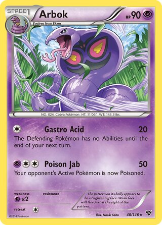 Arbok 48/146 - XY Base