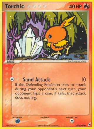 Torchic 66/100 - Crystal Guardians - DMG - front