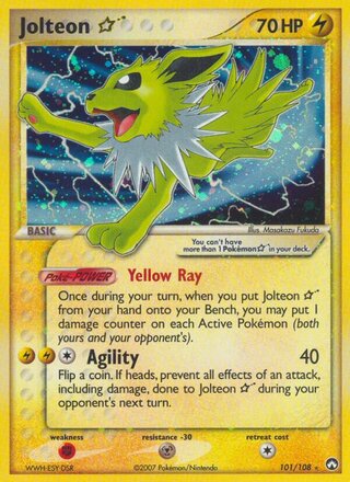 Jolteon ☆ 101/108 - Power Keepers