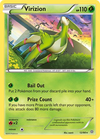 Virizion 12/98 - Ancient Origins