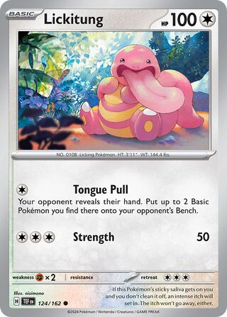 Lickitung 124/162 - Temporal Forces