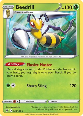 Beedrill 003/185 - Vivid Voltage