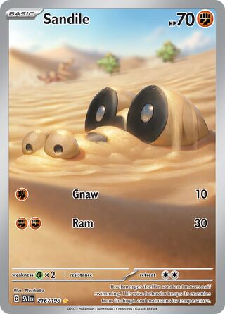 Sandile 216/198 - Scarlet & Violet Base