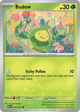 Budew 016/217 - Ascended Heroes