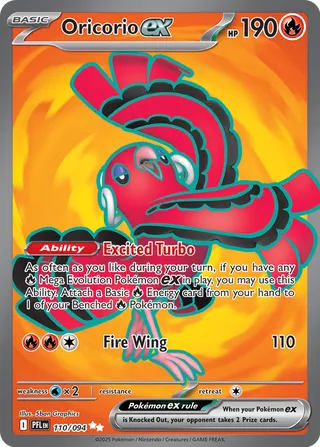 Oricorio ex 110/094 - Phantasmal Flames